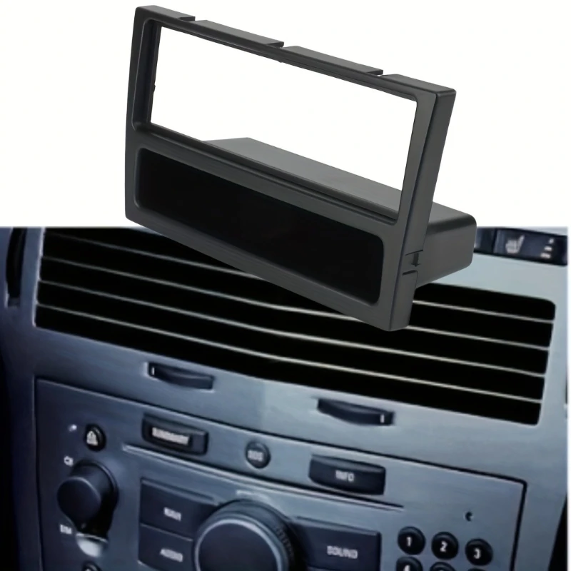 1din fáscia de rádio do carro para opel astra/vectra/ zafira 2006 + placa surround cd titular quadro kit painel guarnição, sem bateria