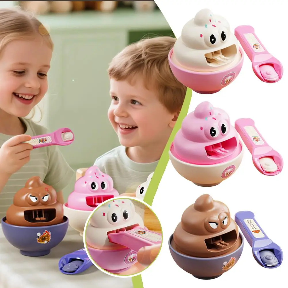 

Pudding Feeding Toy NEW Cartoon Playhouse Design Playhouse Toy Fun Food Feeding Game Stress Relief Toy Pretend Play House Set