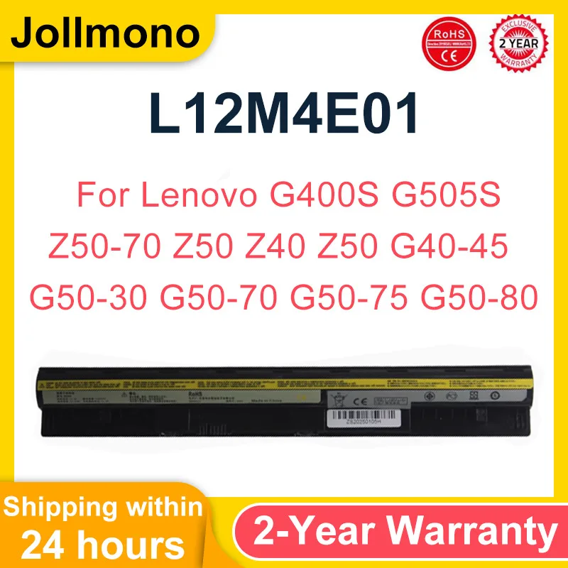Nueva batería Original para ordenador portátil L12M4E01 L12S4A02 para Lenovo Z50-70 Z50 G505S G400S Z40 Z50 G40-45 G50-30 G50-70 G50-75 G50-80