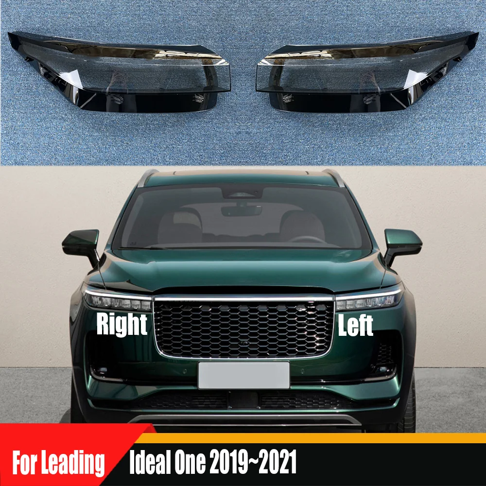 

For Leading Ideal One 2019~2021 Front Headlight Cover Headlamp Lamp Shell Mask Lampshade Lens Plexiglass