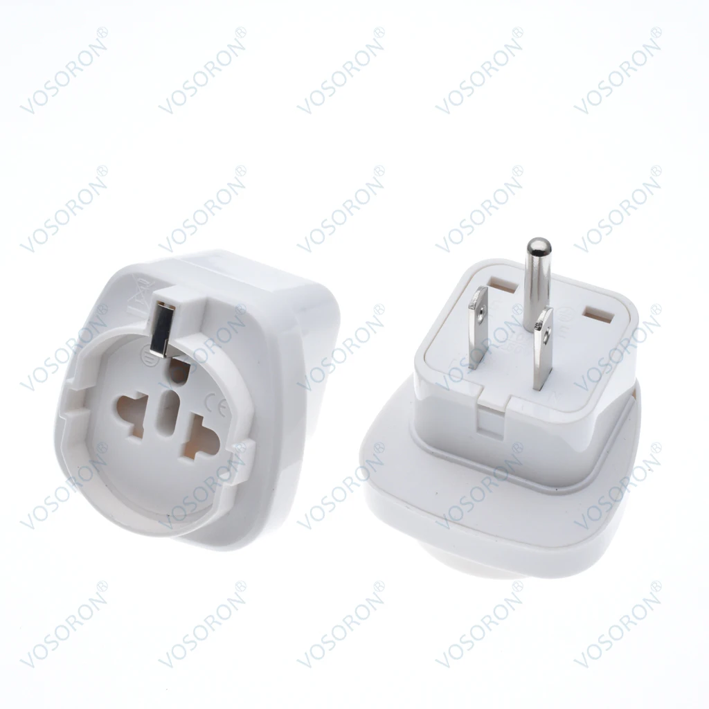 EU franch germany to USA Japan canada Philippines Thailand Grounded US Type B Wall cable Plug Travel Adapter Outlet