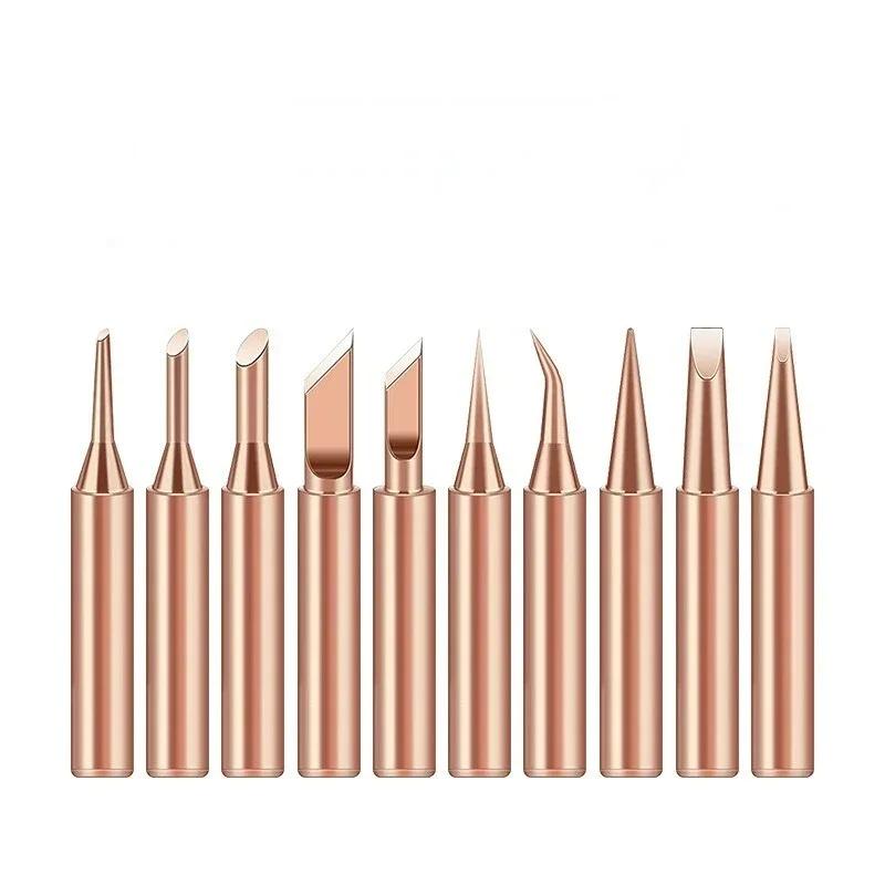 3/5pcs Soldering Iron Tip Pure Copper 900M Soldering Iron Head Set Inside Hot Bare Copper Electric Soldering Iron Welding Tools