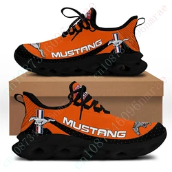 Mustang Shoes Lightweight Damping Men's Sneakers Unisex Tennis Sports Shoes For Men Big Size Casual Male Sneakers Custom Logo