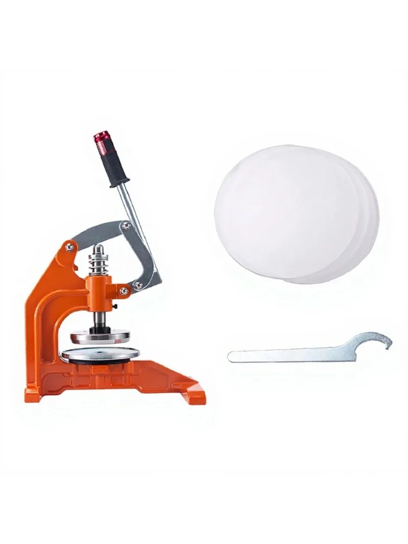 Manual Round Sample Cutting Machine for Textile Fabric High-Precision Sampling Tool with Alloy Cutter Head 100cm²
