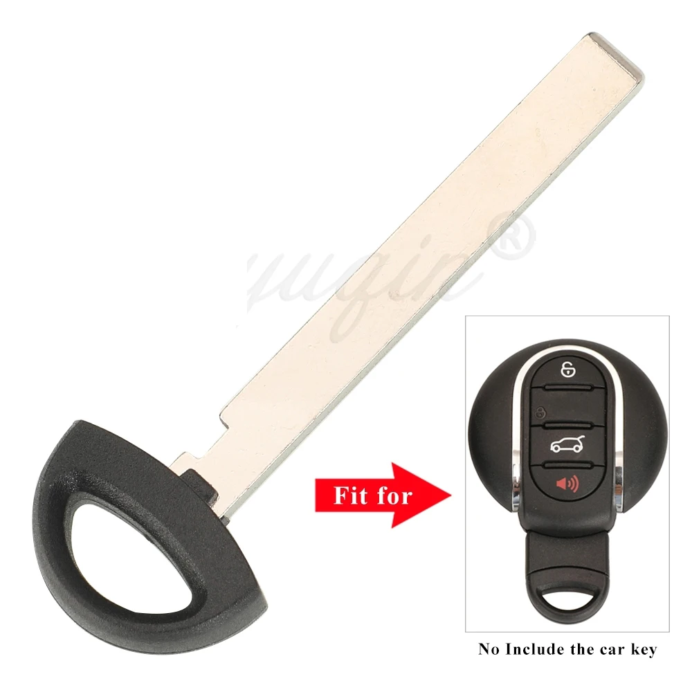 

Заготовка для ключей jingyuqin с необрезанным лезвием для BMW Mini Cooper Countryman Clubman F-Series F55 F56 2015-2018, умный дистанционный автомобильный брелок