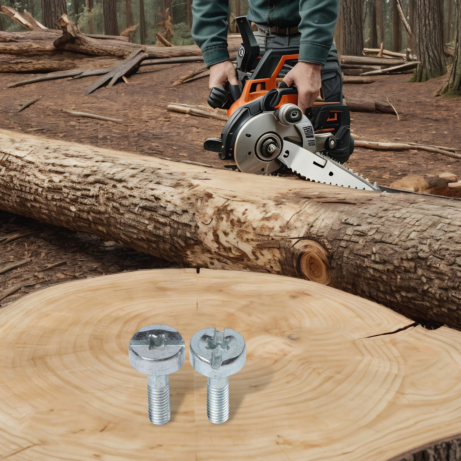 Anti-loosening Bolts Chainsaw Parts Chainsaw Repair Easy Installation Engine Protection Prevent Debris Entry Seamless Fit