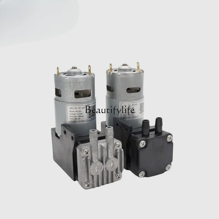 JJ tool parts*Large Pressure Large Flow Oil-free Piston Vacuum Booster Sampling Mini Air Pump Miniature Negative Pressure Mute