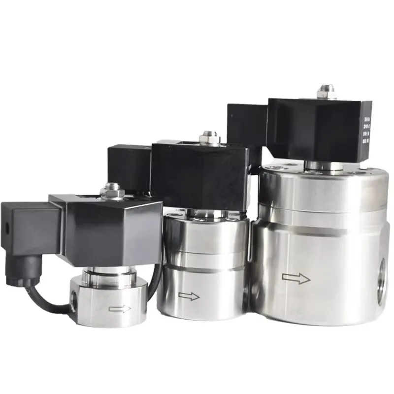 

High-Quality High Pressure Solenoid Valve - 220VAC/12VDC, 200bar - 700bar, Stainless Steel 304, Normally Closed Threaded