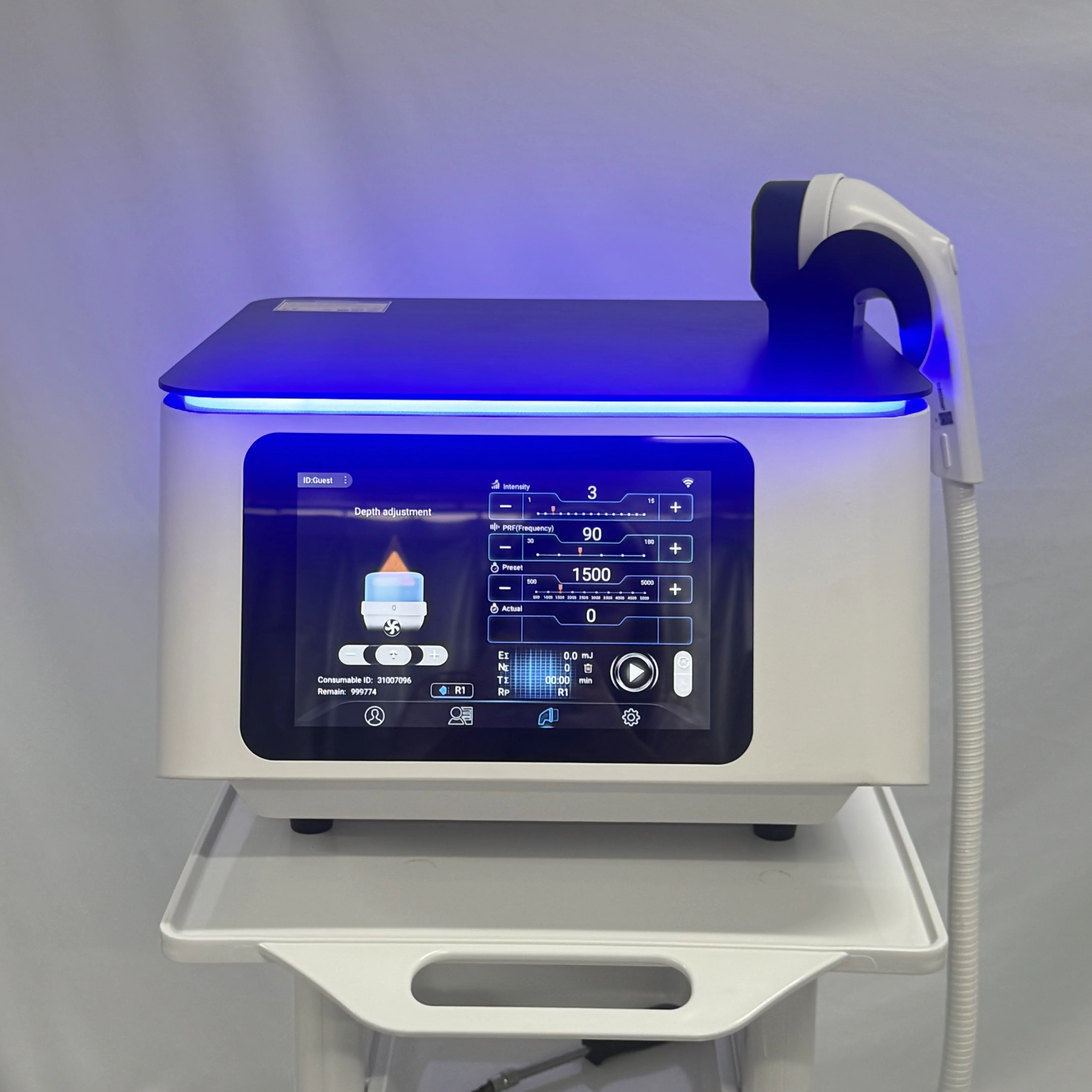 Myoslim New Piezoelectric Focused Shock Wave Rehabilitation Therapy Device  For Muscle Relax Pain Relief Professionalism Machine