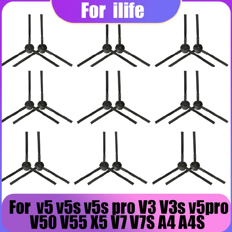 Боковая щетка для пылесосов iLife V5, V5S, V5S Pro, V3, V3S, V5Pro, V50, V55, X5, V7, V7S, A4, A4S, A40, A6, CEN546, CEN550, X432 – Запасная часть