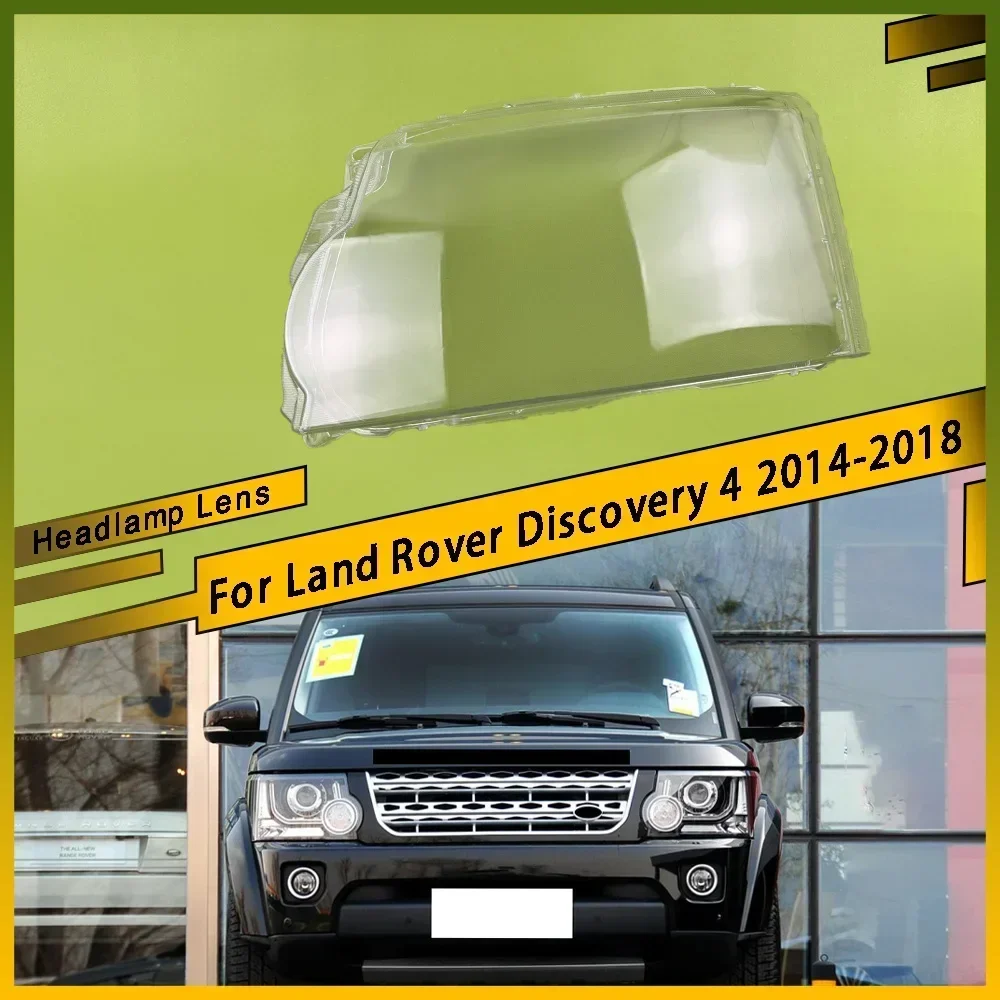 

Передняя фара автомобиля, абажур, прозрачная крышка, сменная фара для Land Rover Discovery 4, 2014, 2015, 2016, 2017, 2018