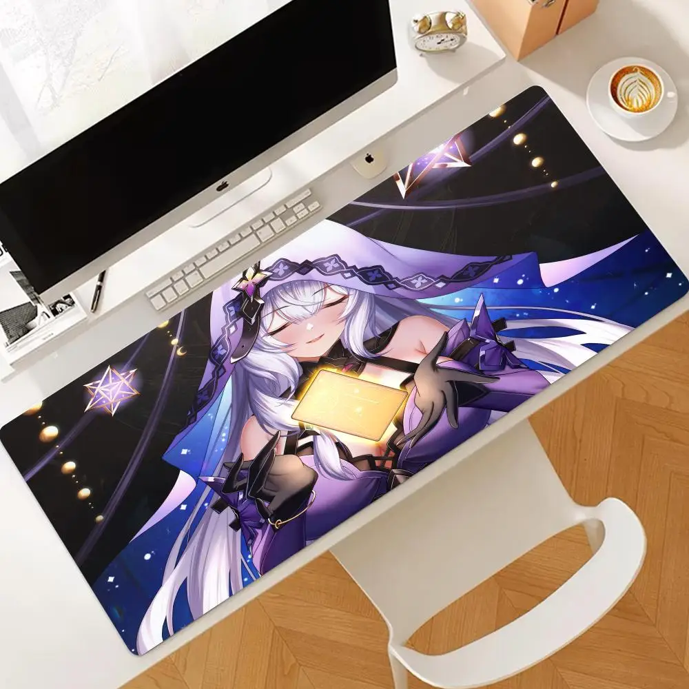 H_honkai S_star R_rail Rubber Mouse Pad Non-slip Office Keyboard Desk Mat XXL Large Computer Laptop Mousepad Gaming Desk Mat