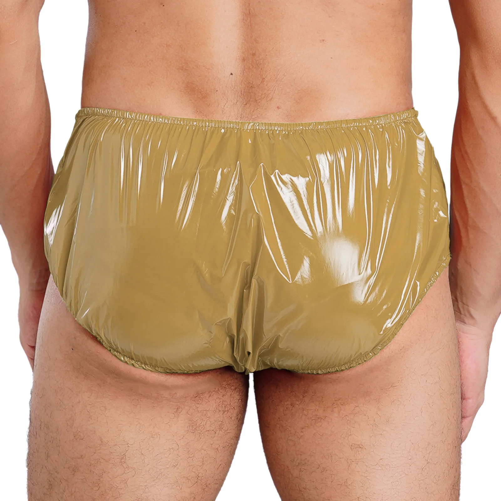 Men's Elderly Special Needs Adaptive Waterproof Underwear Reusable Leak-proof Diaper Cover Tear-away Briefs Swim Bathing Suit