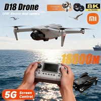Xiaomi 8K HD D18 Pro Drone 18000mDual Camera Aerial Photography Obstacle Avoidance Brushless Motor 5G WIFI GPS Return Quadcopter