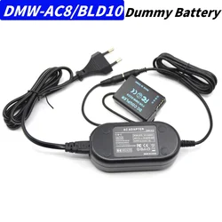 DMW-BLD10 BLD10 Dummy Battery DMW DCC9 DC Coupler&DMW-AC8 Power Adapter Charger for Panasonic DMC-GF2 GF2K G3 GX1 GF2CK G3K