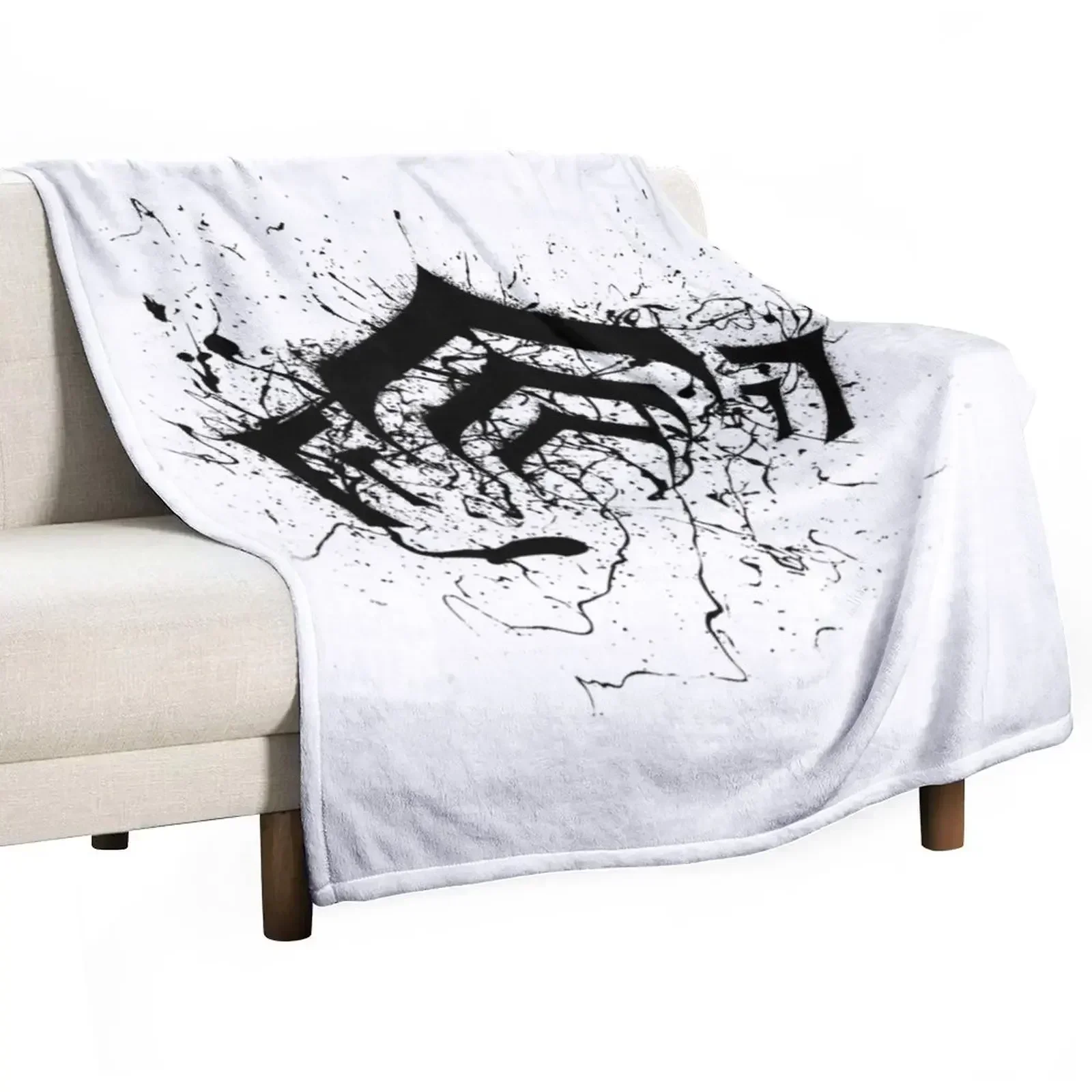 warframe logo Throw Blanket Luxury Brand Decorative Sofas Decorative Sofa Soft Beds Luxury Designer for winter Blankets