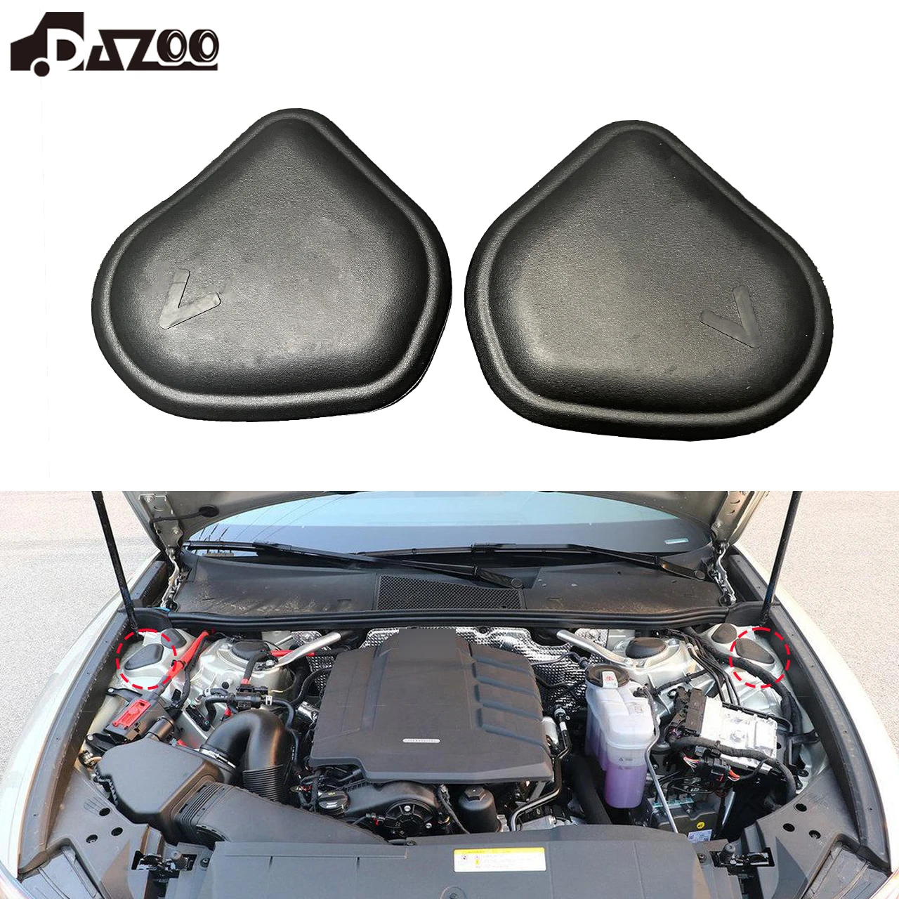4K08063583A 4K0806584A Für Audi A6 C8 A6L A7 2019-2023 Vorderer Stoßdämpfer-Staubschutz Motorradabdeckung 4K0803593 4K0803594 – Detail 1