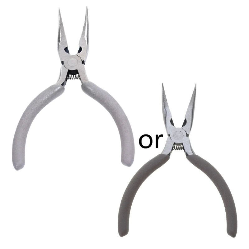 Jewelry Making Pliers Ergonomic Curved Nose Plier Metal Jewellery Plier for Beading and Crafts Multifunctional Pliers