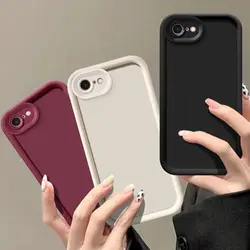 For iPhone 16e Case Cover Apple iPhone 16e Capas Protection Camera Anti Drop Protection Matte Soft Cover for iphone16e