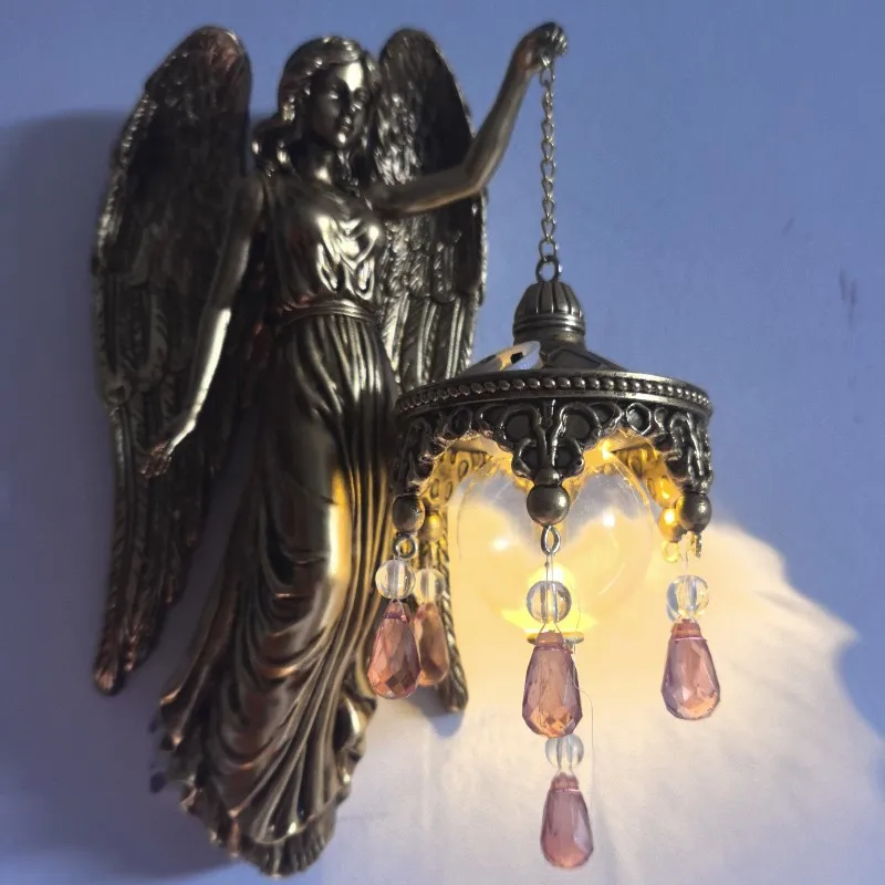 [nouveau-a93g】-lampe-murale-de-style-retro-pour-lanterne-feerique-d'exterieur-pour-decorations-d'eclairage-de-jardin-et-de-cour