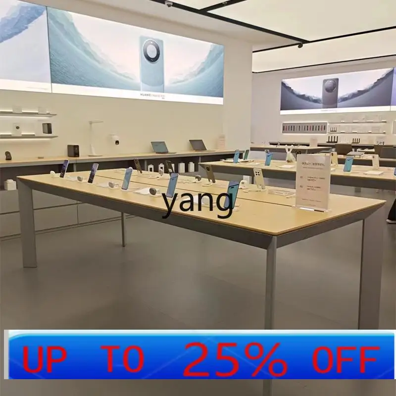 

LMM Mobile Phone Experience Station Computer Exhibition Stand Experience Table Accessories Smart Cashier Counter