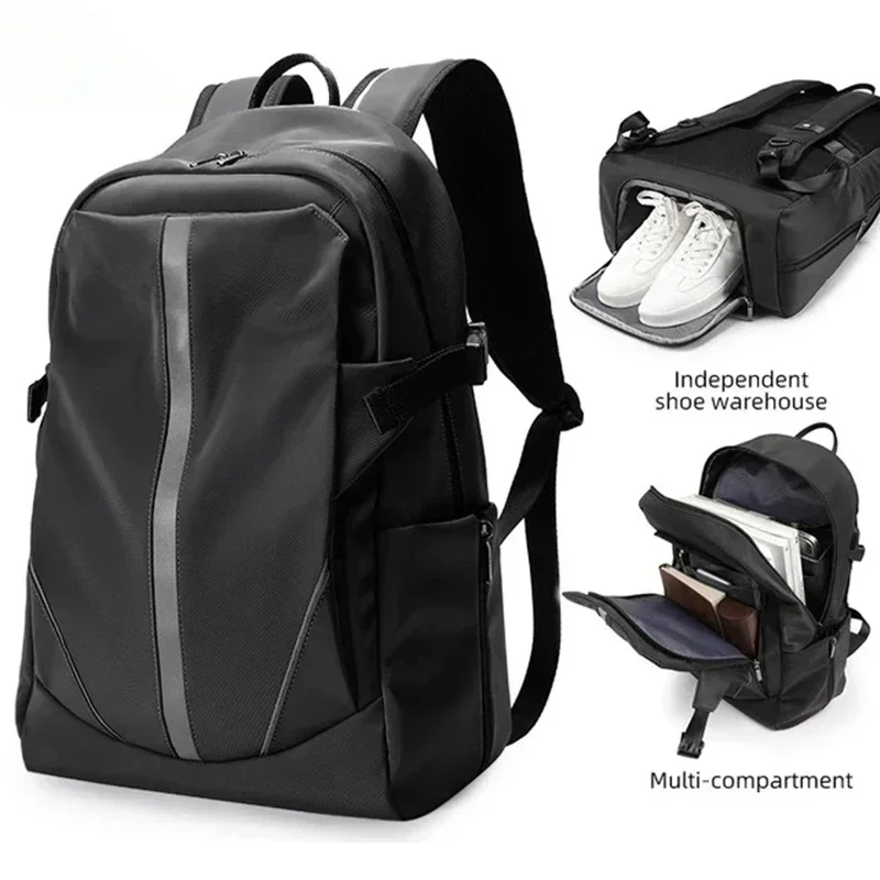 

18''Laptop Backpack For Men Large Capacity 50L Travel Backpack with Shoes Compartment Backpack Waterproof Travel Bag Mochila