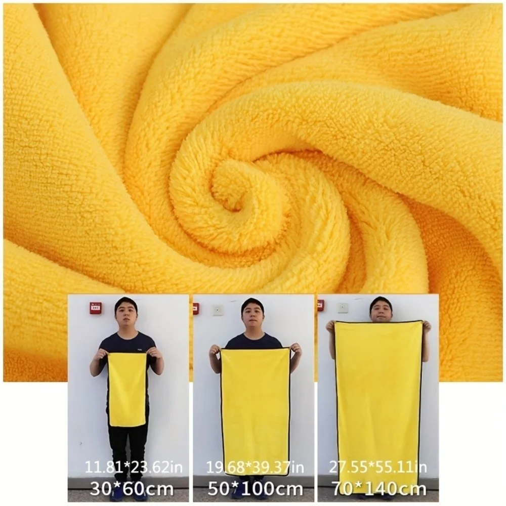 Quick-drying Dog and Cat Towels Soft Fiber Towels Absorbent Bath Towel Pet Bathrobe Convenient Cleaning Towel Dog Accessories