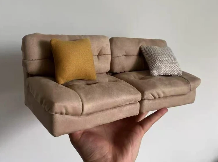 

Miniature 1/6 Chair Doll Dollhouse Furniture Accessories ，Miniature Empress Sofa Chair New Diy Miniature Dollhouse Decoration