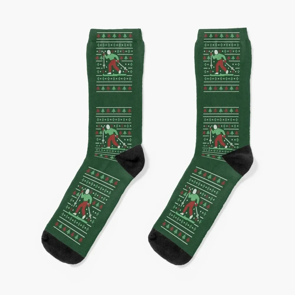 

Christmas skiing sweater Socks new year basketball Women's Socks Men's