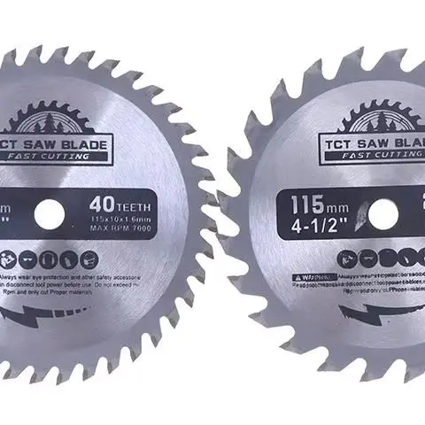 

115mm Wood Saw Blade Cemented Carbide Tipped TCT for Woodworking PVC Plastic Cutting Disc Circular Saw Blade