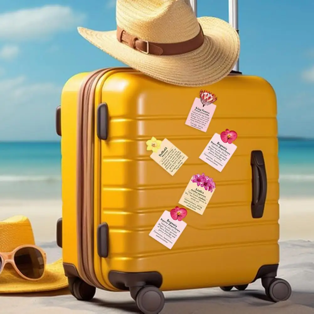 50Pcs 3-6cm Cartoon Flower Leaves Pattern Graffiti Sticker Waterproof Fade-Resistant Laptop Waterproof Decals Children Decor