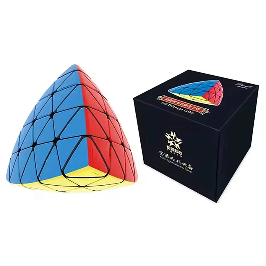 Yuxin Magic Cube 3X3 4x4 5X5 Pyramid Magic Speed Cube Bez naklejek Profesjonalne kostki dla dzieci Little Magic Pyramid