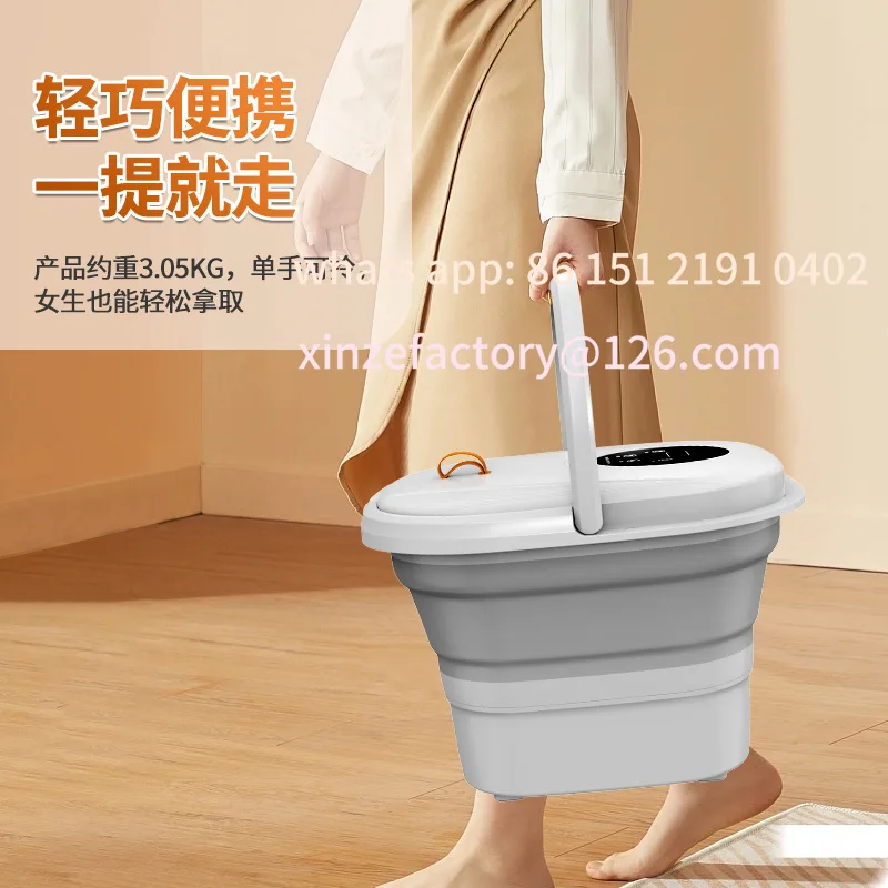 

Customizable Foldable Foot Bucket Household Automatic Heating Massage Foot Bath Electric Constant Temperature