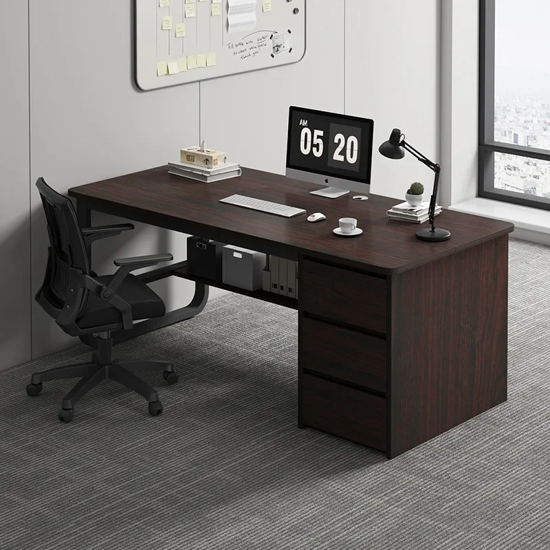 Multi-functional Computer desk with pumping office station Single work desk Home study desk