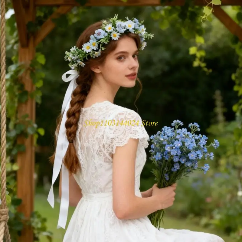 

N5KE многоразовые пластиковые повязки на голову с цветочным рисунком и дышащей лентой, дизайн для костюмов для вечеринок на