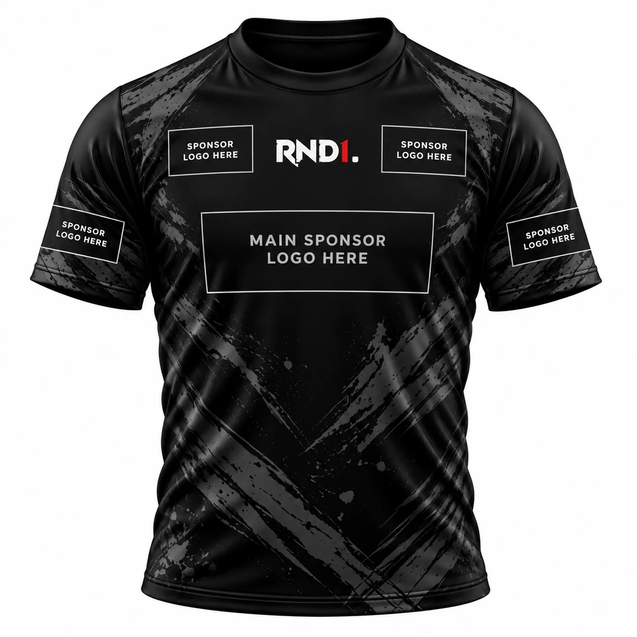 Martial Arts Dark Brush Texture Short Sleeve Tee, Quick Dry Breathable Shirt for Basic Skill Practice and Indoor Training