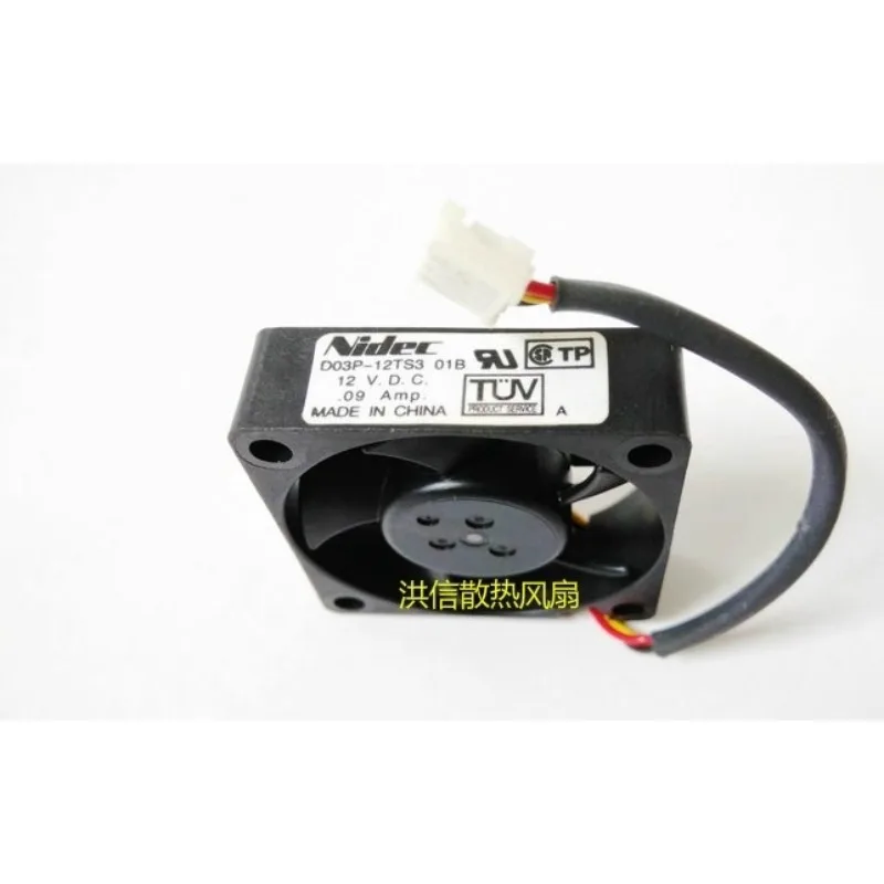New CPU Fan for Nidec 3510 D03P-12TS3 01B DC12V 0.09A Cooling Fan 35*35*10MM