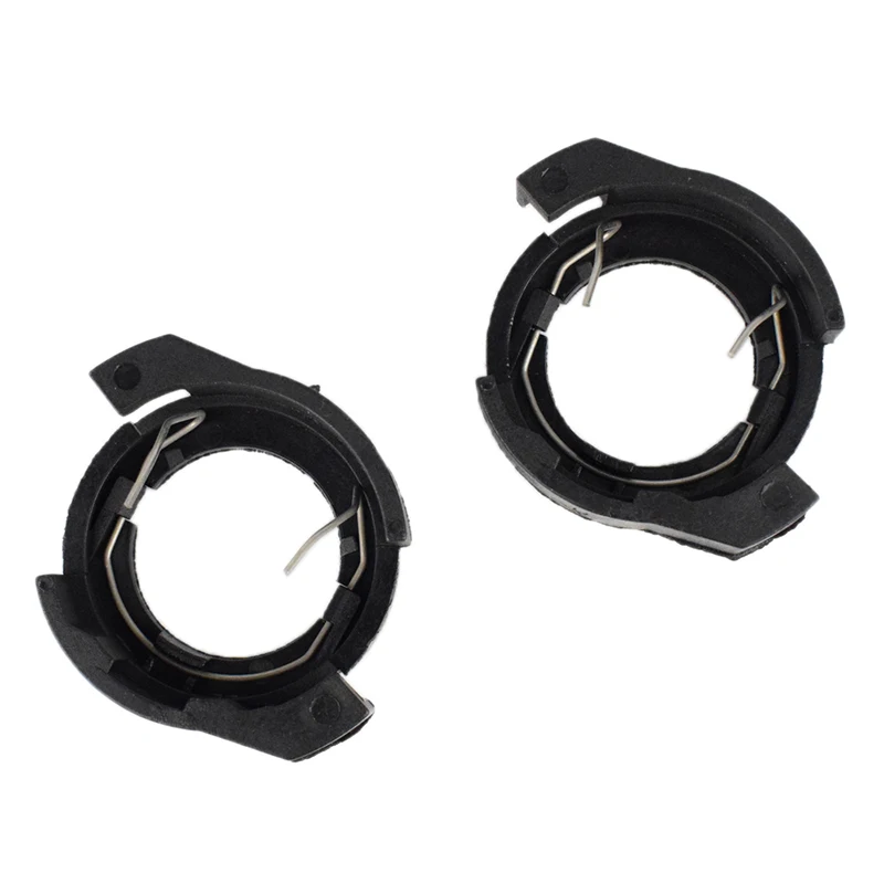 

2 шт. адаптеры-держатели для светодиодных ламп H7 для автомобильных фар, крепления для основания фар, автоаксессуары