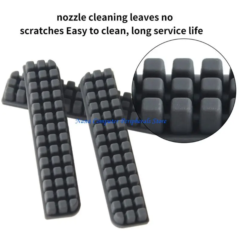 F68C Printer Nozzle Cleaning Tool Soft Silicone Bristles for 3D Printers