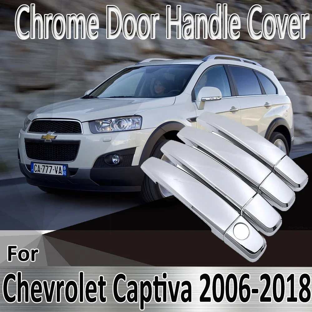 

for Chevrolet Holden Captiva Daewoo Winstorm 2006~2018 Styling Sticker Decoration Chrome Door Handle Cover Refit Car Accessories