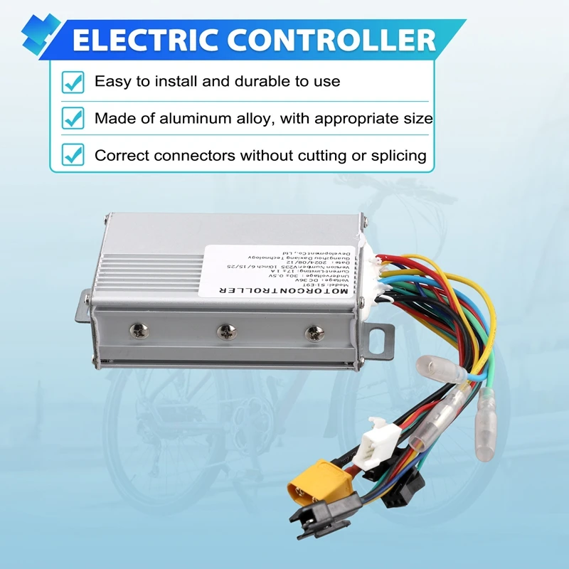 Hot AD-350W 36V Electric Scooter E9T Controller Aluminum Alloy Electric Bike Motor Controller Electric Controller