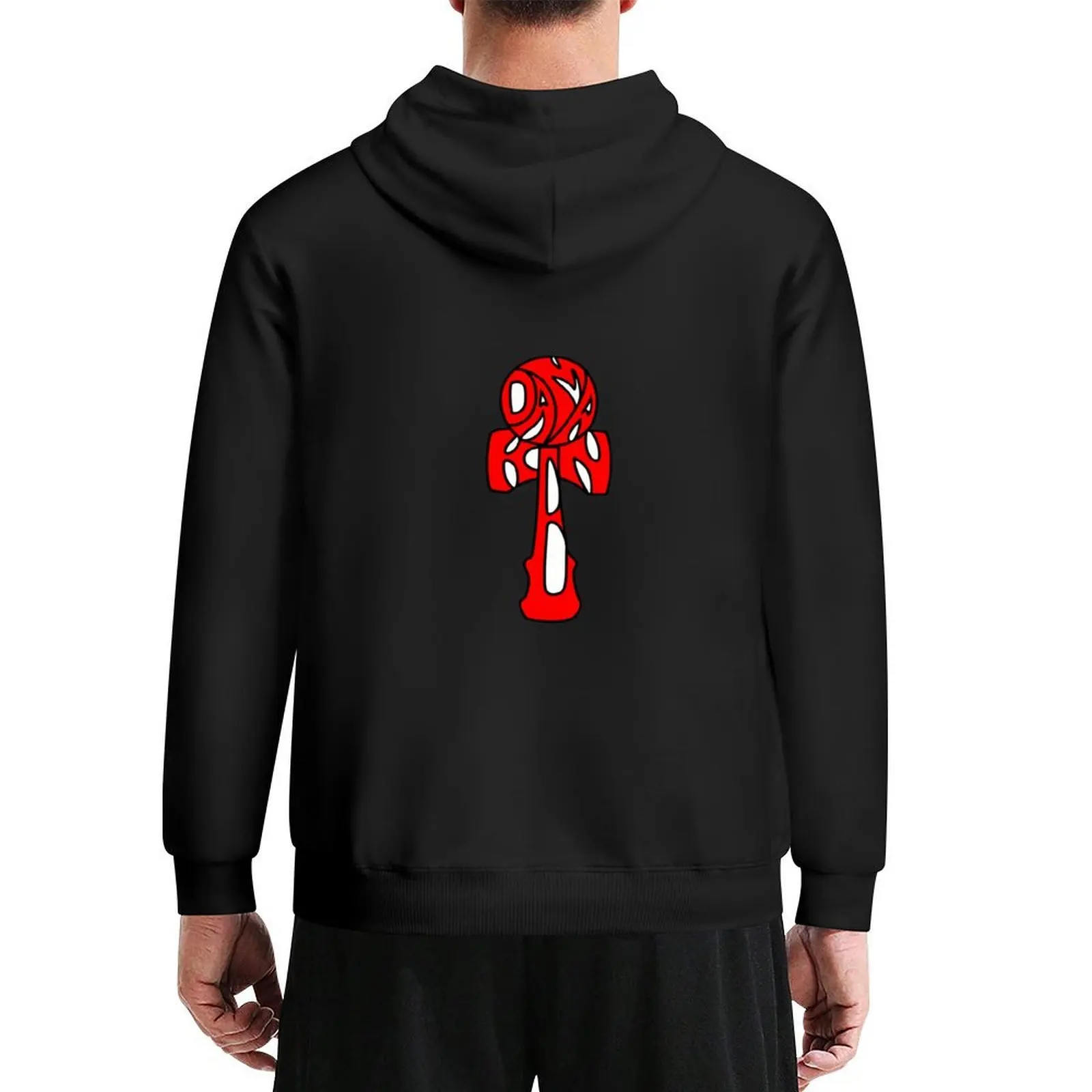 

Kendama In Kendama Red and White Hoodie mens clothes clothes for men mens designer clothes men's winter sweater hoodie man