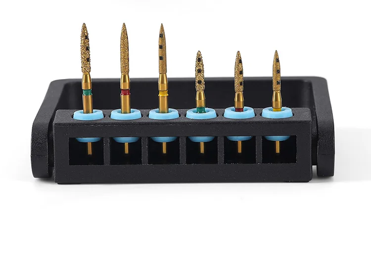5 Boxen AZDENT Dental Diamantbohrer Restaurations-Set Vertikale Präparationsbohrer FG 1,6mm für Vorder- und Prämolarenzähne Zahnmedizinisches Werkzeug – Detail 8