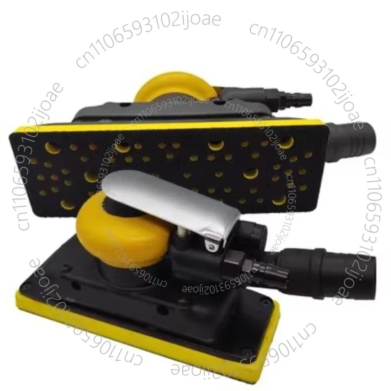 70mm*198mm Rectangle Pneumatic Sandpaper Machine Sanding Machine Car Putty Polishing Machine Dust Collection Dry Grinder