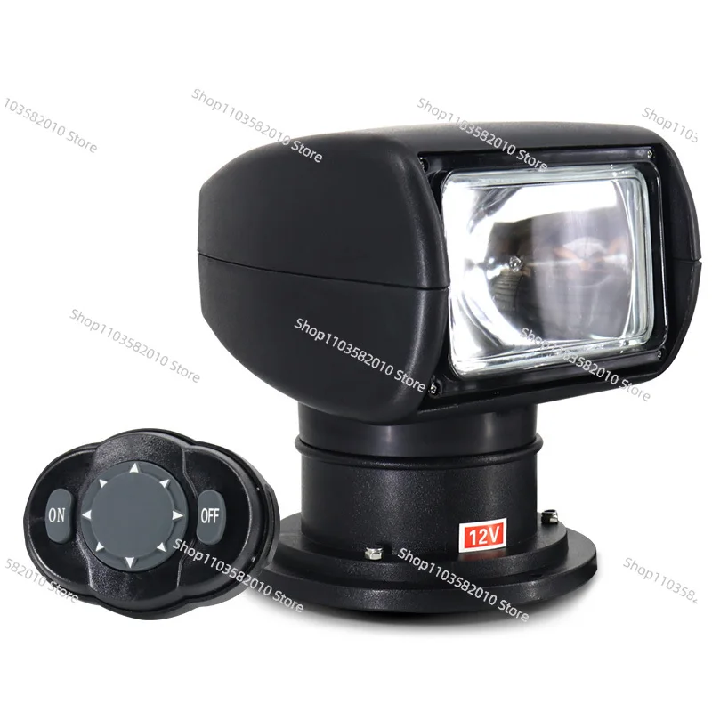 360 Degree Remote Control Search Marine Searchlight 100W 24v Spot Headlight Searching Light for Yacht TRUCK Fishing Boats