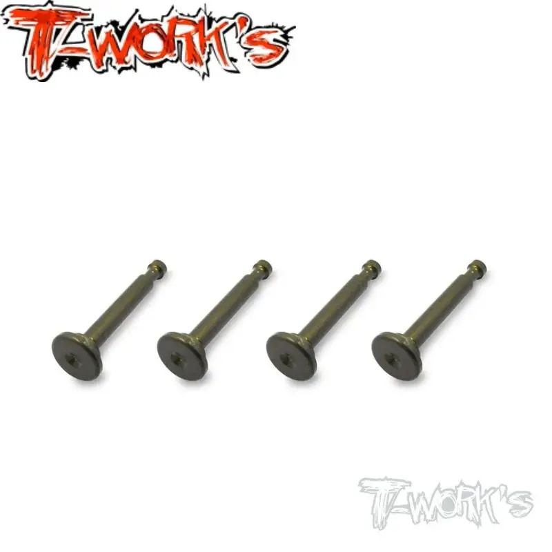 Original T works TO-198-K 7075-T6 Alum.Hard Coated Lower Shock Mount Pins ( For Kyosho MP9,GT3,MP9e EVO/MP10 ) 4pcs. Rc part