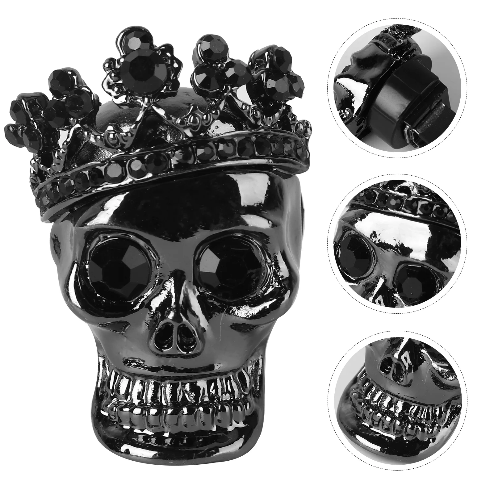 

Auto Air Vent Clip Aromatherapy Essential Oil Diffuser Car Men's Perfume Interior Decorations Clamp Skull