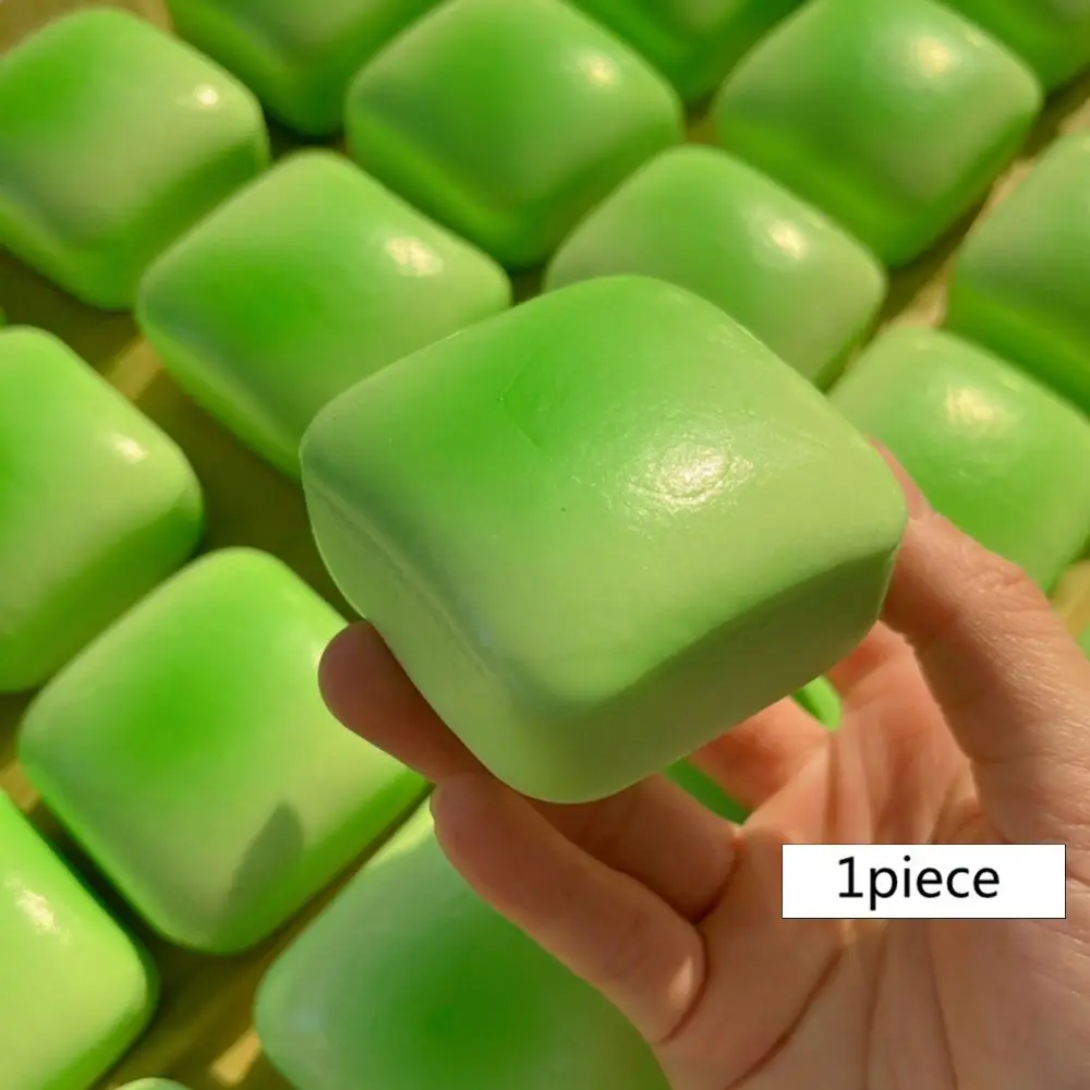 Squishy Simulated Square Bread Squeeze Toy Stress Relief ​​Non-Toxic Sensory Fidget Toys Small Toast Gifts Slow Rising Toy