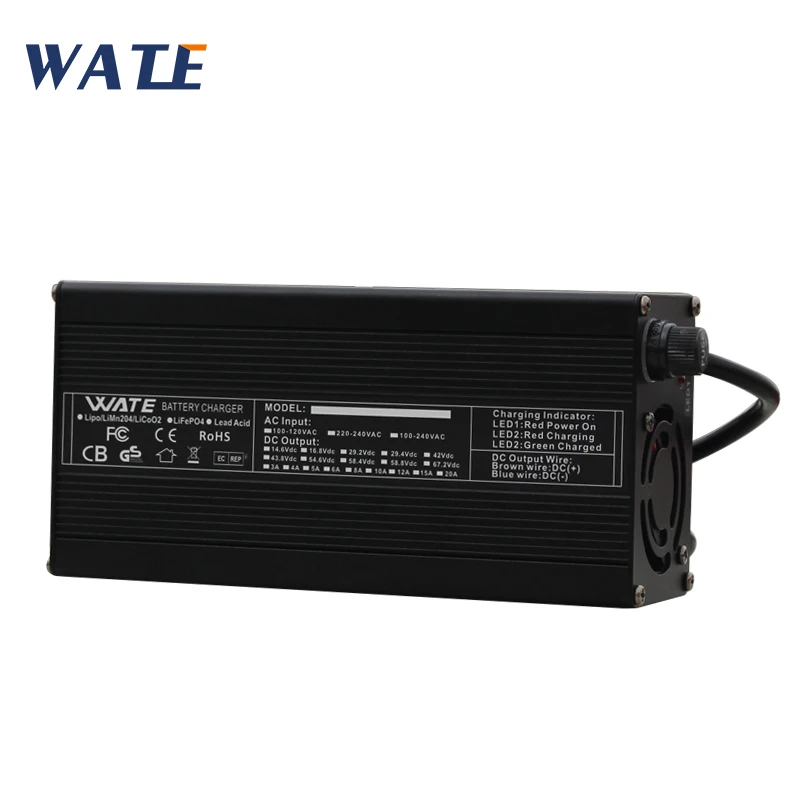 

29.4V 12A Charger 7S 24V E-Bike Li-ion Battery Smart Charger Lipo/LiMn2O4/LiCoO2 battery Charger Robot battery Charger