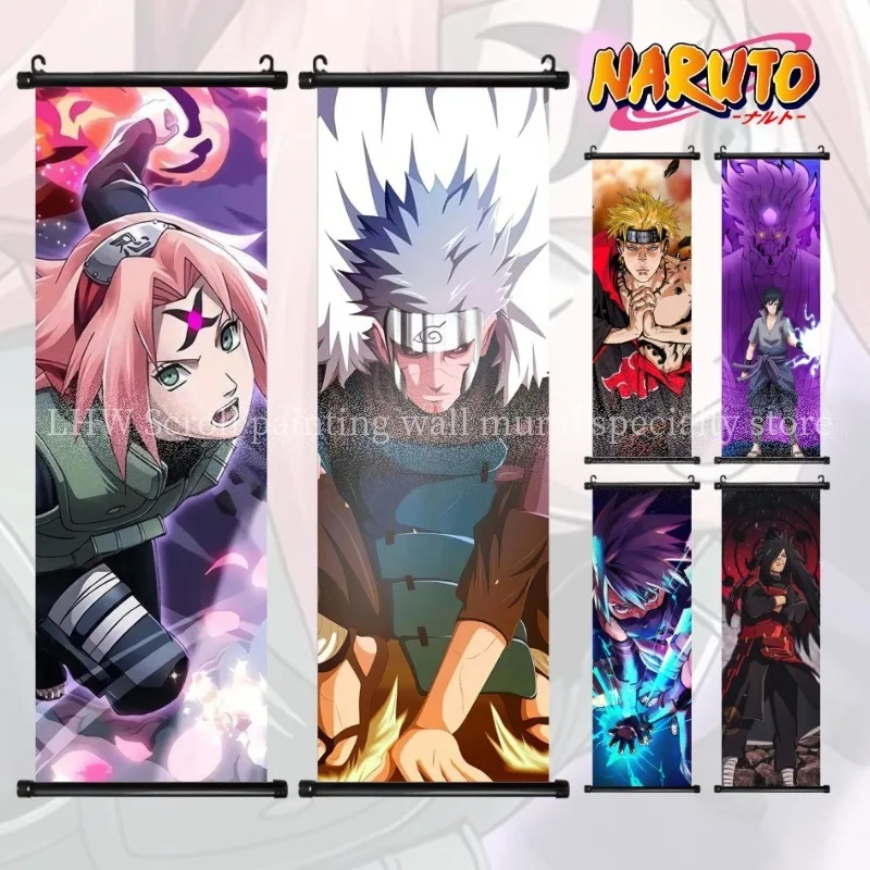 الكلاسيكية أنيمي ناروتو اوتشيها ايتاشي التمرير معلقة اللوحة غرفة المعيشة غرفة نوم بهو الجدار الديكور عيد ميلاد هدية محدودة #1